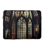 Stained Glass Window Gothic 16  Vertical Laptop Sleeve Case With Pocket