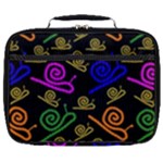 Pattern Repetition Snail Blue Full Print Lunch Bag