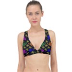 Pattern Repetition Snail Blue Classic Banded Bikini Top