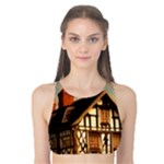 Village House Cottage Medieval Timber Tudor Split timber Frame Architecture Town Twilight Chimney Tank Bikini Top