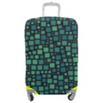 Squares cubism geometric background Luggage Cover (Medium)