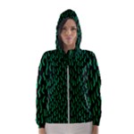 Confetti Texture Tileable Repeating Women s Hooded Windbreaker