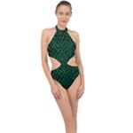 Confetti Texture Tileable Repeating Halter Side Cut Swimsuit