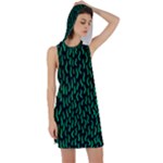 Confetti Texture Tileable Repeating Racer Back Hoodie Dress