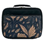 Background Pattern Leaves Texture Lunch Bag