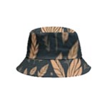 Background Pattern Leaves Texture Bucket Hat (Kids)