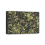 Green Camouflage Military Army Pattern Mini Canvas 6  x 4  (Stretched)
