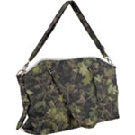 Green Camouflage Military Army Pattern Canvas Crossbody Bag