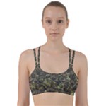 Green Camouflage Military Army Pattern Line Them Up Sports Bra