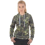 Green Camouflage Military Army Pattern Women s Overhead Hoodie