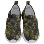Green Camouflage Military Army Pattern Kids  Velcro No Lace Shoes