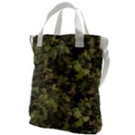 Green Camouflage Military Army Pattern Canvas Messenger Bag