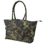 Green Camouflage Military Army Pattern Canvas Shoulder Bag