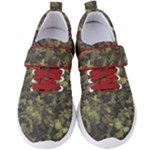 Green Camouflage Military Army Pattern Women s Velcro Strap Shoes