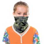 Green Camouflage Military Army Pattern Face Covering Bandana (Kids)