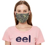 Green Camouflage Military Army Pattern Cloth Face Mask (Adult)