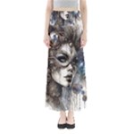 Woman in Space Full Length Maxi Skirt
