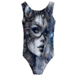 Woman in Space Kids  Cut-Out Back One Piece Swimsuit