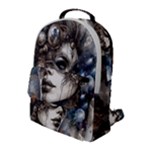 Woman in Space Flap Pocket Backpack (Large)