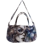 Woman in Space Removable Strap Handbag