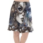 Woman in Space Fishtail Chiffon Skirt
