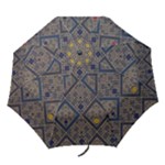 Pattern Seamless Antique Luxury Folding Umbrellas