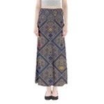 Pattern Seamless Antique Luxury Full Length Maxi Skirt
