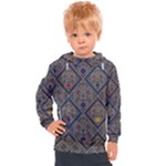 Pattern Seamless Antique Luxury Kids  Hooded Pullover