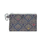 Pattern Seamless Antique Luxury Canvas Cosmetic Bag (Small)