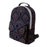 Pattern Seamless Antique Luxury Flap Pocket Backpack (Large)