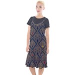 Pattern Seamless Antique Luxury Camis Fishtail Dress