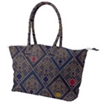 Pattern Seamless Antique Luxury Canvas Shoulder Bag