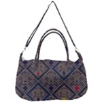 Pattern Seamless Antique Luxury Removable Strap Handbag