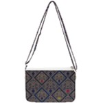 Pattern Seamless Antique Luxury Double Gusset Crossbody Bag