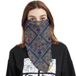 Pattern Seamless Antique Luxury Face Covering Bandana (Triangle)
