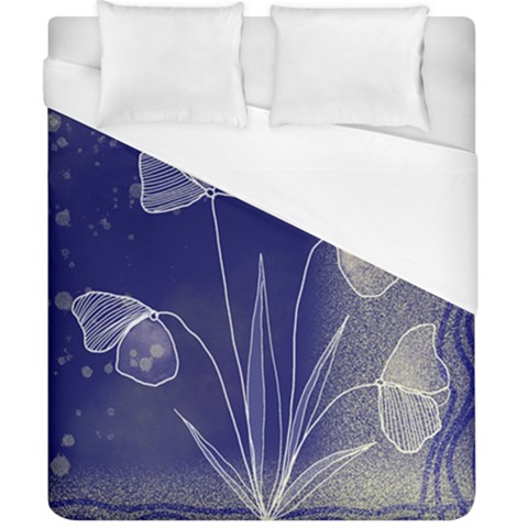 Flower Nature Abstract Art Duvet Cover (California King Size) from ZippyPress