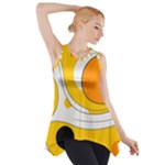 Abstract Pattern Side Drop Tank Tunic