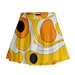 Abstract Pattern Mini Flare Skirt
