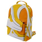 Abstract Pattern Flap Pocket Backpack (Small)