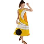 Abstract Pattern Summer Maxi Dress