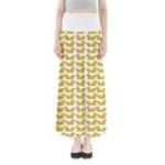 Little Bird Motif Pattern Wb Full Length Maxi Skirt