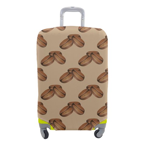 Coffee Beans Pattern Texture Luggage Cover (Small) from ZippyPress