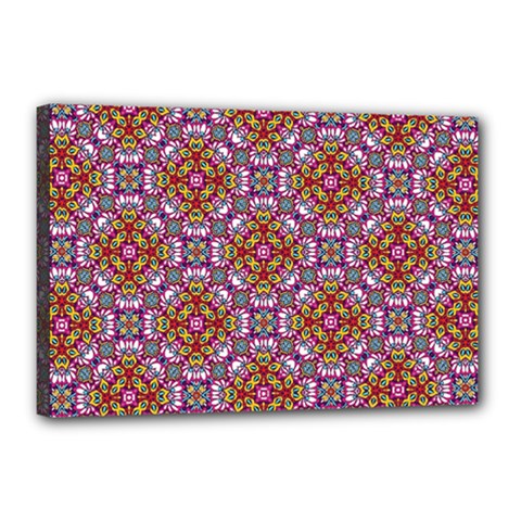 Pattern Mandala Seamless Canvas 18  x 12  (Stretched) from ZippyPress