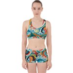 Waves Ocean Sea Abstract Whimsical Work It Out Gym Set