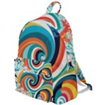 Waves Ocean Sea Abstract Whimsical The Plain Backpack