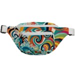 Waves Ocean Sea Abstract Whimsical Fanny Pack