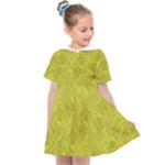 Stylized Botanic Print Kids  Sailor Dress