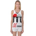 Be Strong  One Piece Boyleg Swimsuit