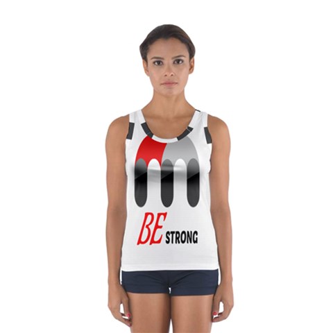 Be Strong  Sport Tank Top  from ZippyPress