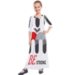 Be Strong  Kids  Quarter Sleeve Maxi Dress